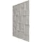 Ekena Millwork 19 5/8in. W x 19 5/8in. H Modern Square EnduraWall Decorative 3D Wall Panel Covers 2.67 Sq. Ft. WP20X20MSCCB - alternate 3